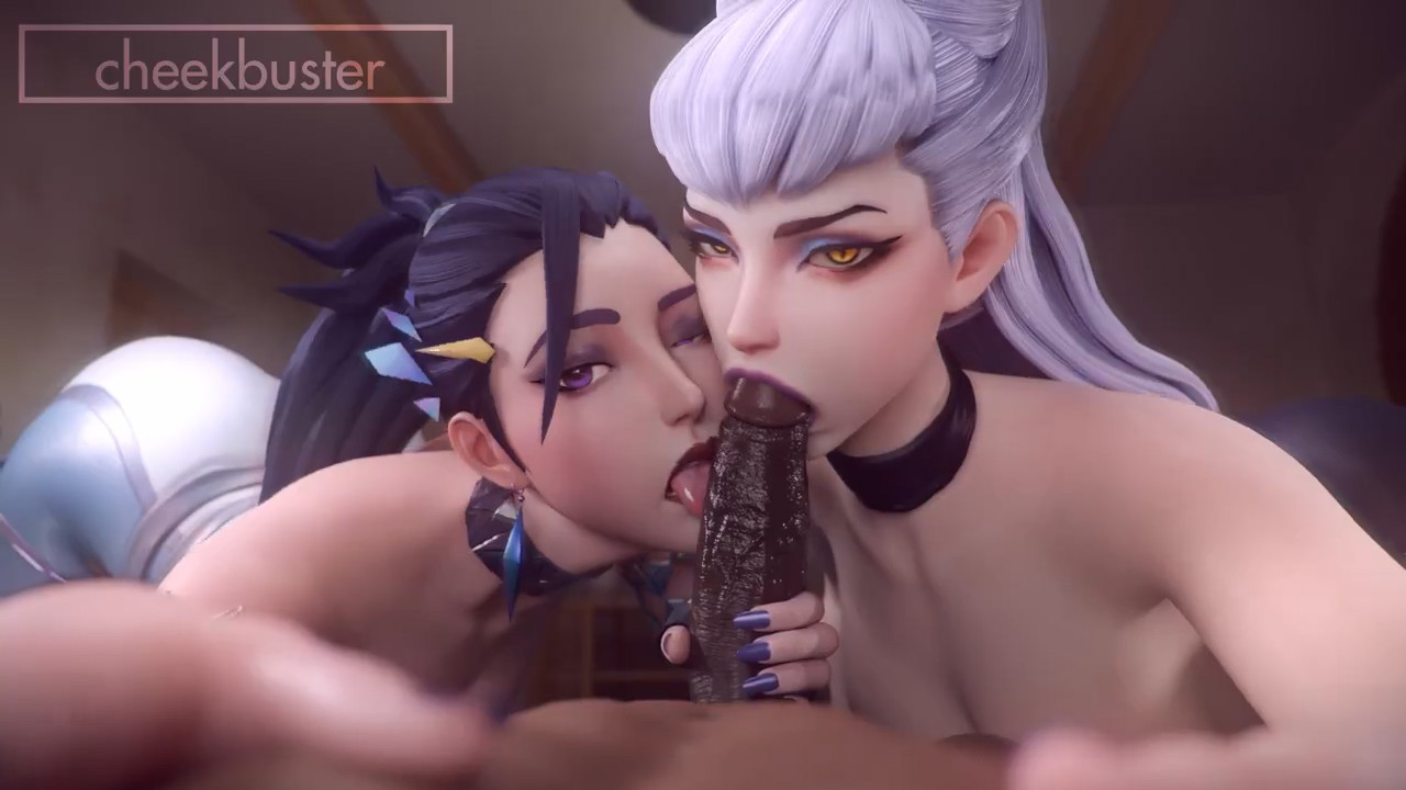 KDA Kai'sa and Evelynn fellatio pov (Blacked)