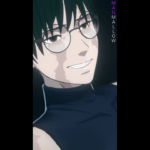 Maki Zenin feeding the cat