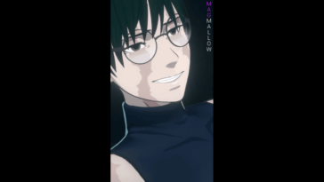 Maki Zenin feeding the cat