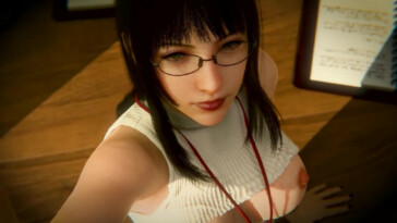 Office Lady Gentiana kissing and creampied