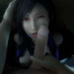 Rubbing on Tifa's face