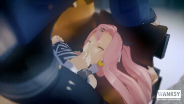 Wise fucking Nicole's tits