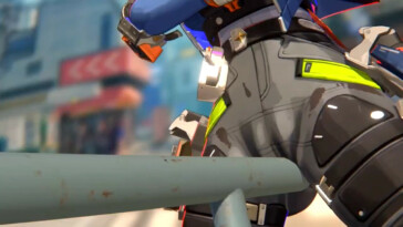 Zhu Yuan grinding the handrails