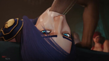 Cailyn throat fucked and oral creampie