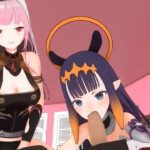 Calli makes Ina suck it harder