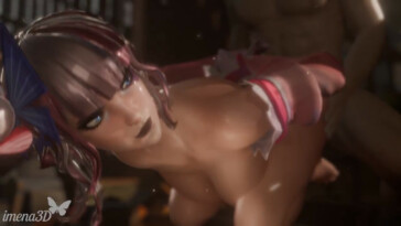 Daring Daifuku Psylocke in doggystyle