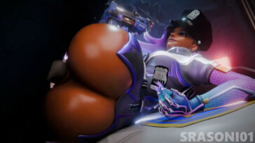 Police officer out played by Sombra