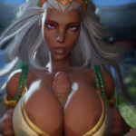 Queen of Wakanda Storm paizuri pov