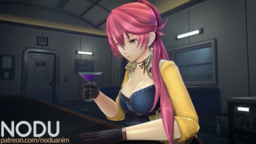 Sara Valestein in a bumpy ride