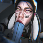 Thief giving a blowjob