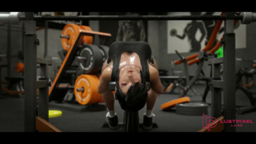 Tifa Lockhart getting horny in the gym