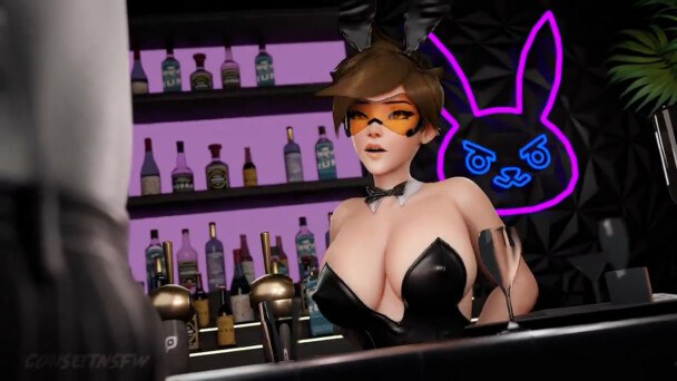 Tracer in Clubby Bunny