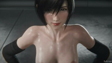 Yuffie Kisaragi in a photoshoot