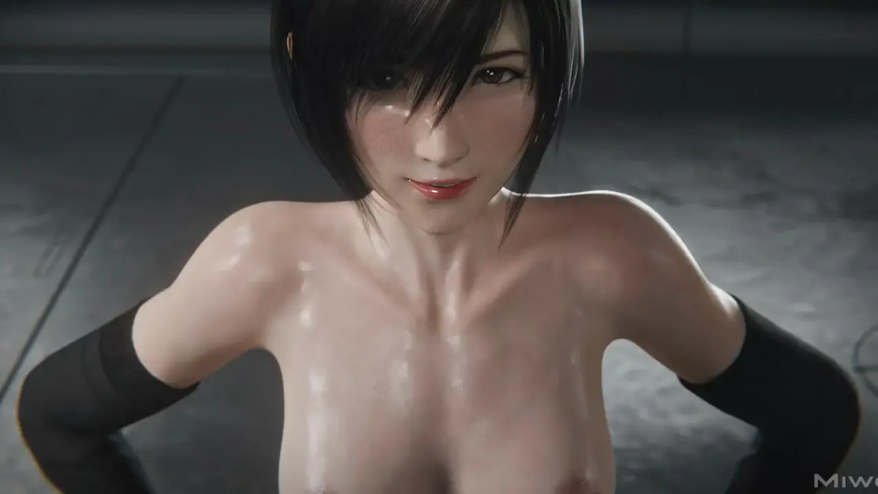 Yuffie Kisaragi in a photoshoot