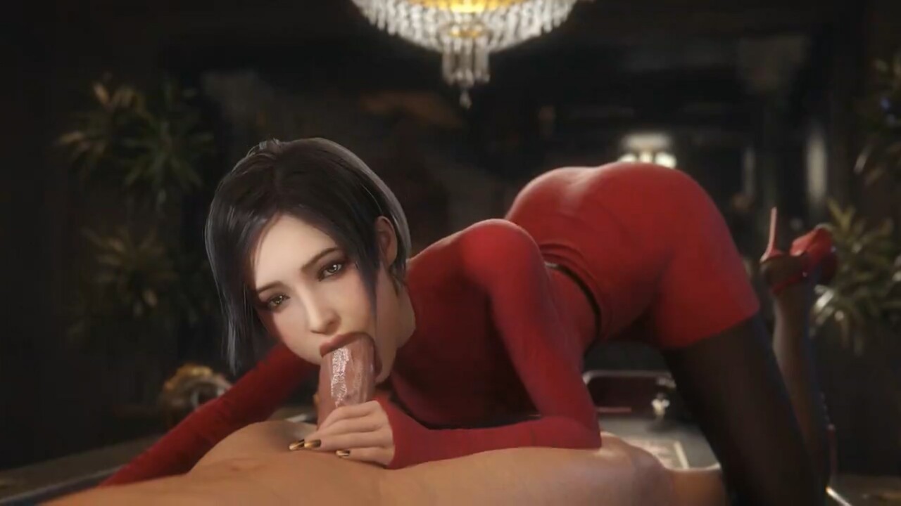 Ada Wong fellatio then riding