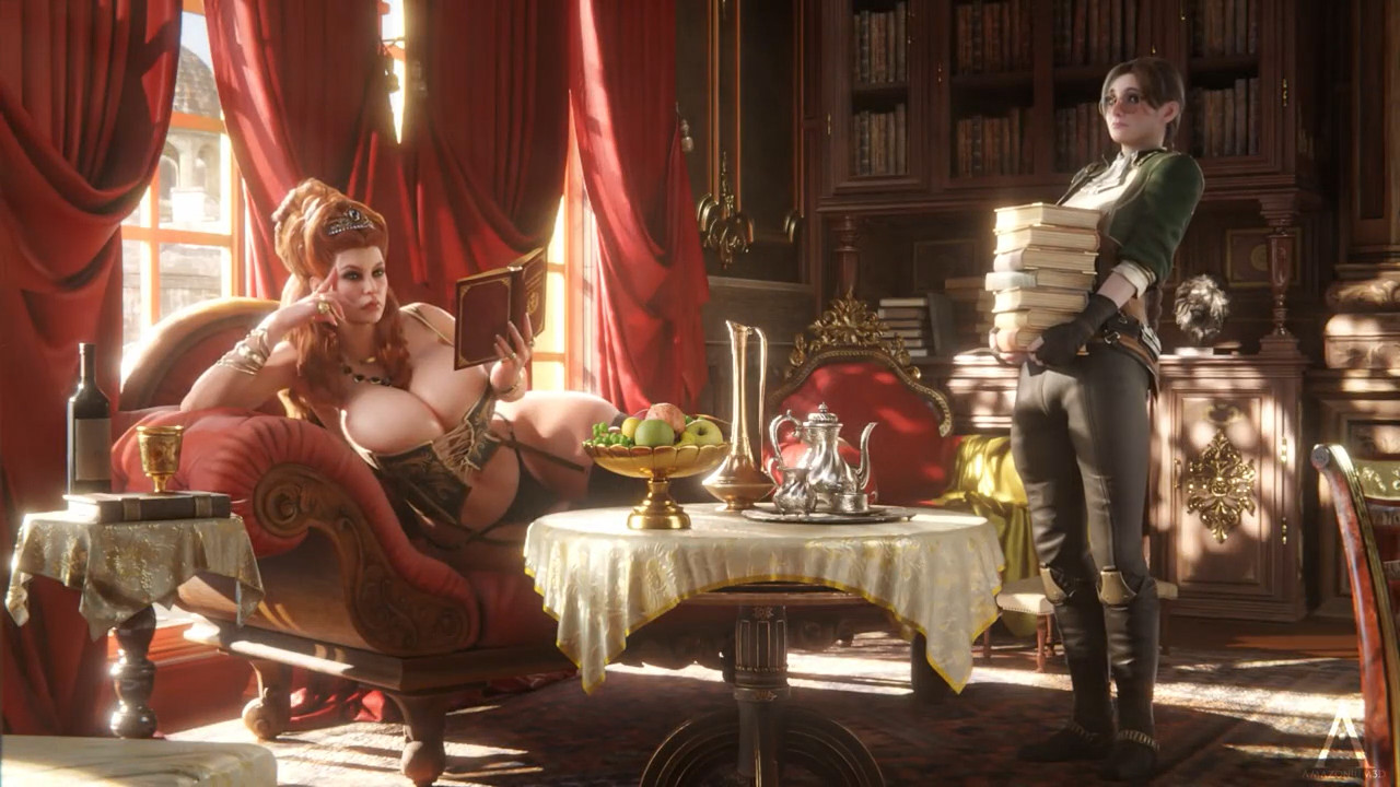 Anna Henrietta relieving her Futa assistant