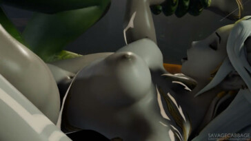 Draenei Priestess fucked by an orc