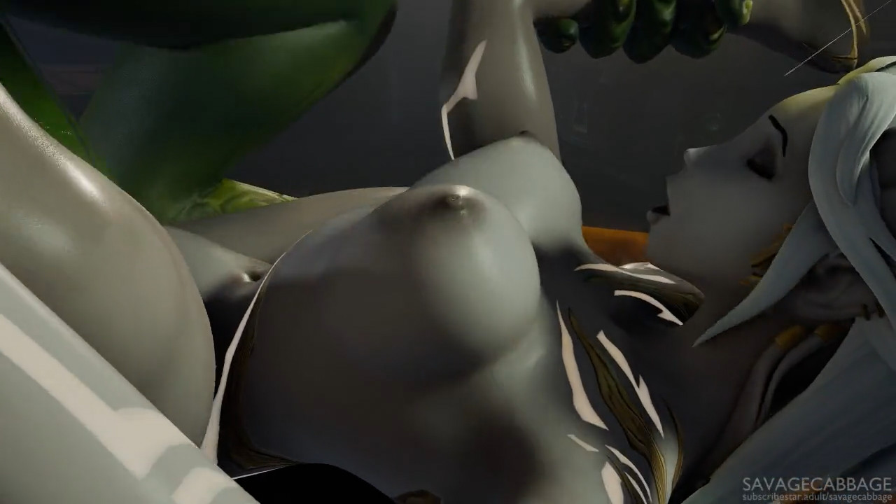 Draenei Priestess fucked by an orc