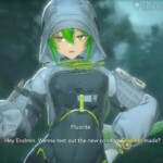 Fluorite trying out the new condom