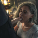 Grace Ashcroft blowjob then spitroasted
