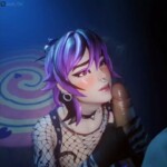Punk Princess Phaedra blowjob and oral creampie
