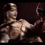 Vampire Emma Frost fucked and creampied
