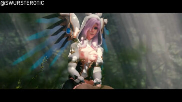 Bunny Mercy hopping