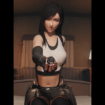 Cloud chastity play with Tifa and Yuffie