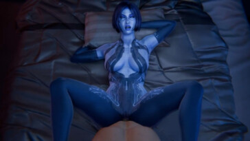 Cortana in missionary position pov