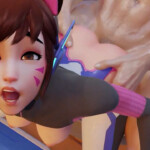 D.va got fucked from behind