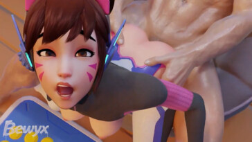 D.va got fucked from behind