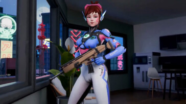 D.va performs well in Fortnite
