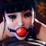 Eve gagged and spanked by Tifa