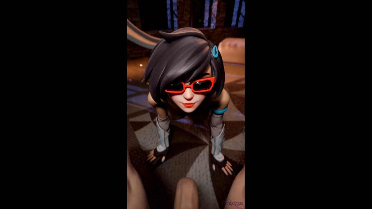 Evie on all 4 and blowjob