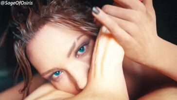 Panam Palmer closeup handjob