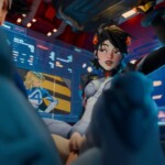Peni Parker in the cockpit