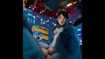 Peni Parker in the cockpit