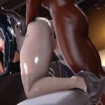 Raven fucked in the ass