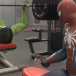 Spider-man getting used by She Hulk