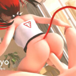 Hakos Baelz reverse cowgirl and creampie