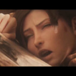 Lara Croft railed by a Minotaur