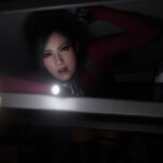Ada Wong in a sticky situation