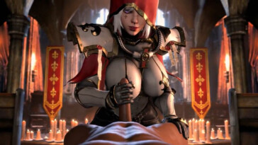 Adepta Sororitas giving a handjob
