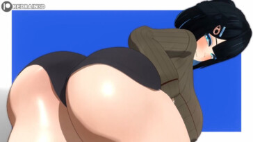 Anastasia shows her ass and tits
