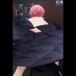 Behind Remielle's wings