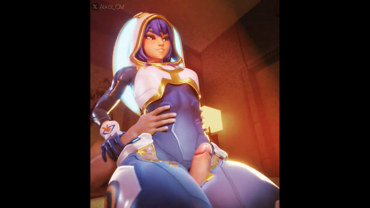 Bunnii O'hare giving a thighjob