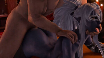 Dark Elf in a pronebone