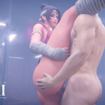 Mali leg up and standing sex