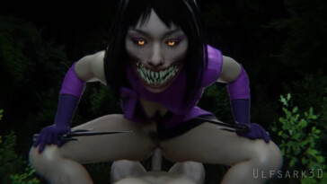 Maskless Mileena cowgirl ride pov