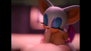 Rouge the Blowjob and Boobjob